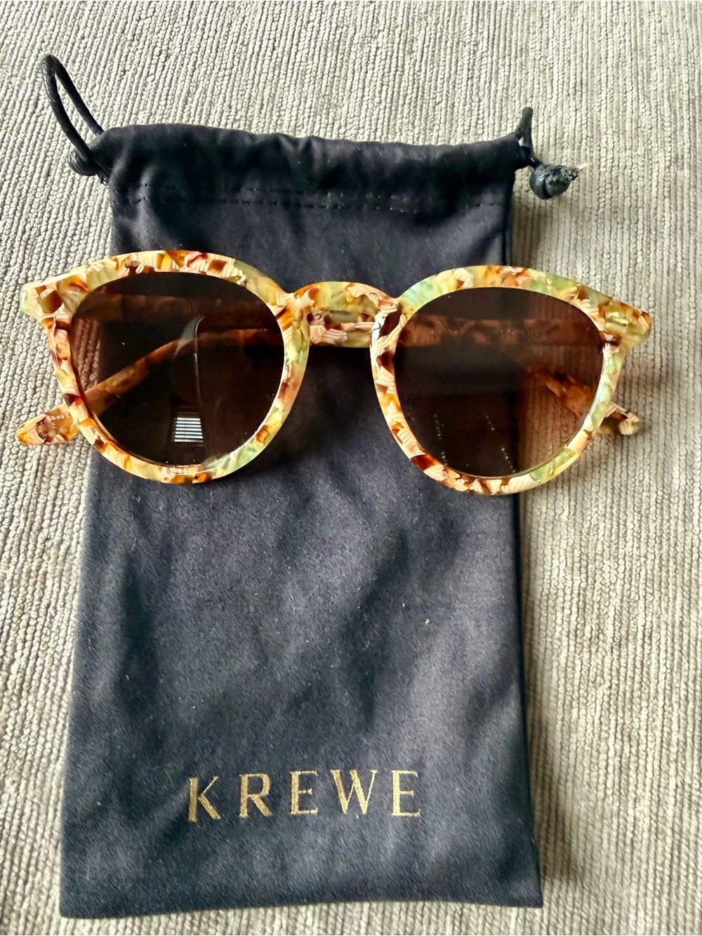 Krewe Collins Frappe Acetate Sunglasses